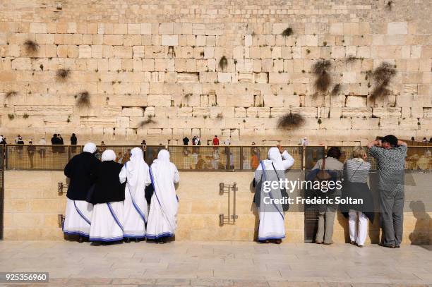 The Western Wall in Jerusalem. The esplanade of the Western Wall, in the Old City of Jerusalem at the foot of the western side of the Temple Mount....