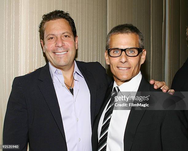 Darren Star and HBO's Michael Lombardo attend the 5th Annual GLSEN Respect Awards held at the Beverly Hills Hotel on October 9, 2009 in Beverly...