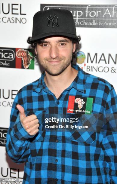 Actor David Krumholtz attends the Second Annual Ante Up For Africa Poker Tournament on October 29, 2009 in Los Angeles, California.