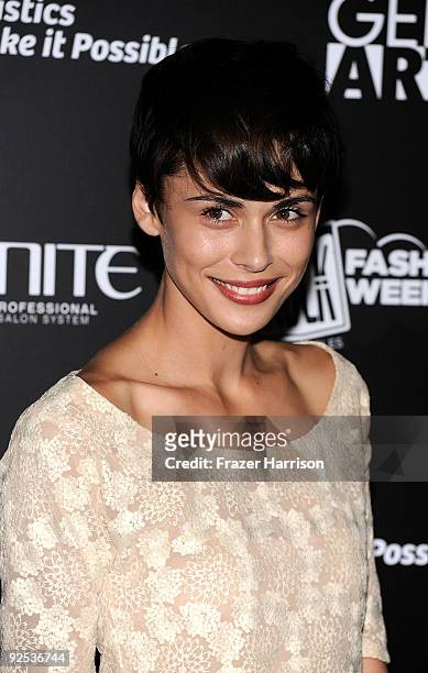 Model Ceren Alkac at Gen Art's 12th Annual "Fresh Faces In Fashion" at the Petersen Automotive Museum on October 29, 2009 in Los Angeles, California.