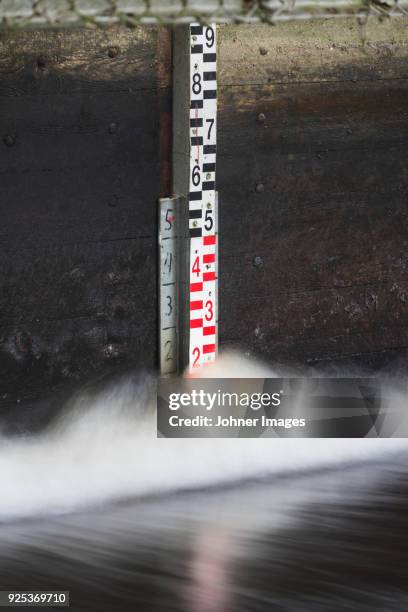 River Level Ruler River Gauge Photos and Premium High Res Pictures - Getty Images