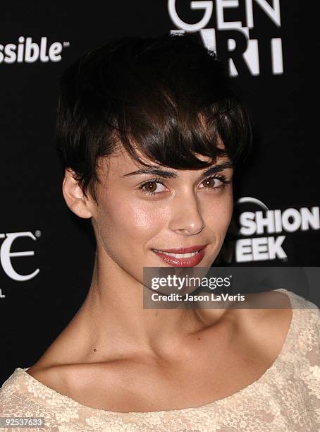 Ceren Alkac attends Gen Art's 12th annual "Fresh Faces In Fashion" at Petersen Automotive Museum on October 29, 2009 in Los Angeles, California.