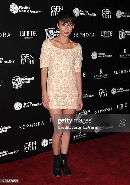 Ceren Alkac attends Gen Art's 12th annual "Fresh Faces In Fashion" at Petersen Automotive Museum on October 29, 2009 in Los Angeles, California.