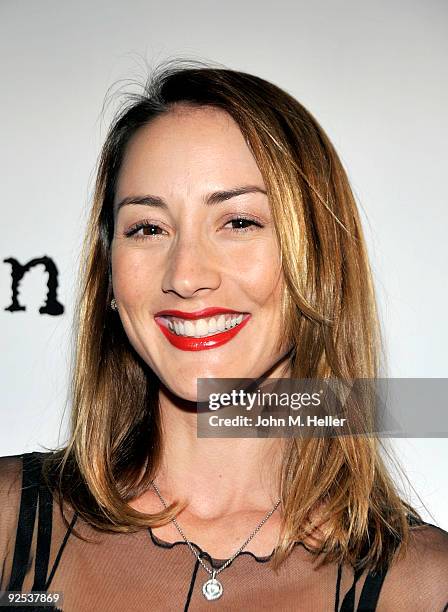 Actress Bree Turner attends the Contemporary West Coast Premiere of American Artist Chuck Connelly at Trigg Ison Fine Art on October 29, 2009 in West...