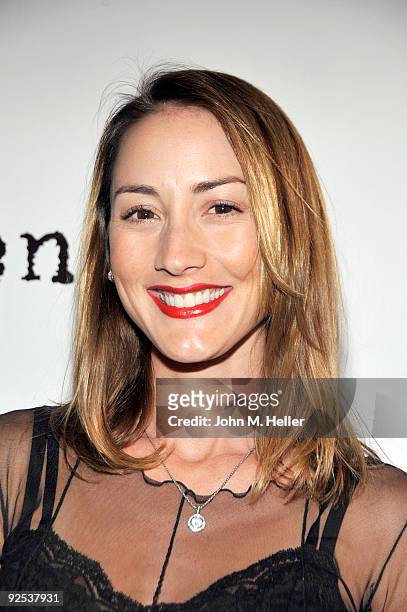 Actress Bree Turner attends the Contemporary West Coast Premiere of American Artist Chuck Connelly at Trigg Ison Fine Art on October 29, 2009 in West...