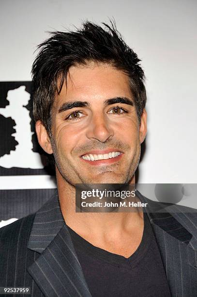 Actor Galen Gering attends the Contemporary West Coast Premiere of American Artist Chuck Connelly at Trigg Ison Fine Art on October 29, 2009 in West...