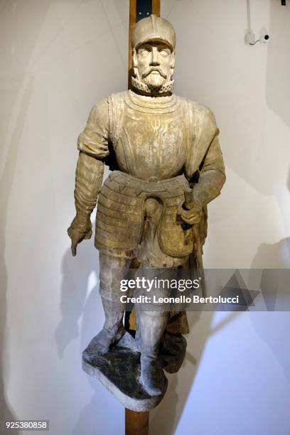 Figurehead of the Juan de Austria depicting Don Juan de Austria, illegitimate son of the Emperor Charles V of Habsburg, who at the command of the...