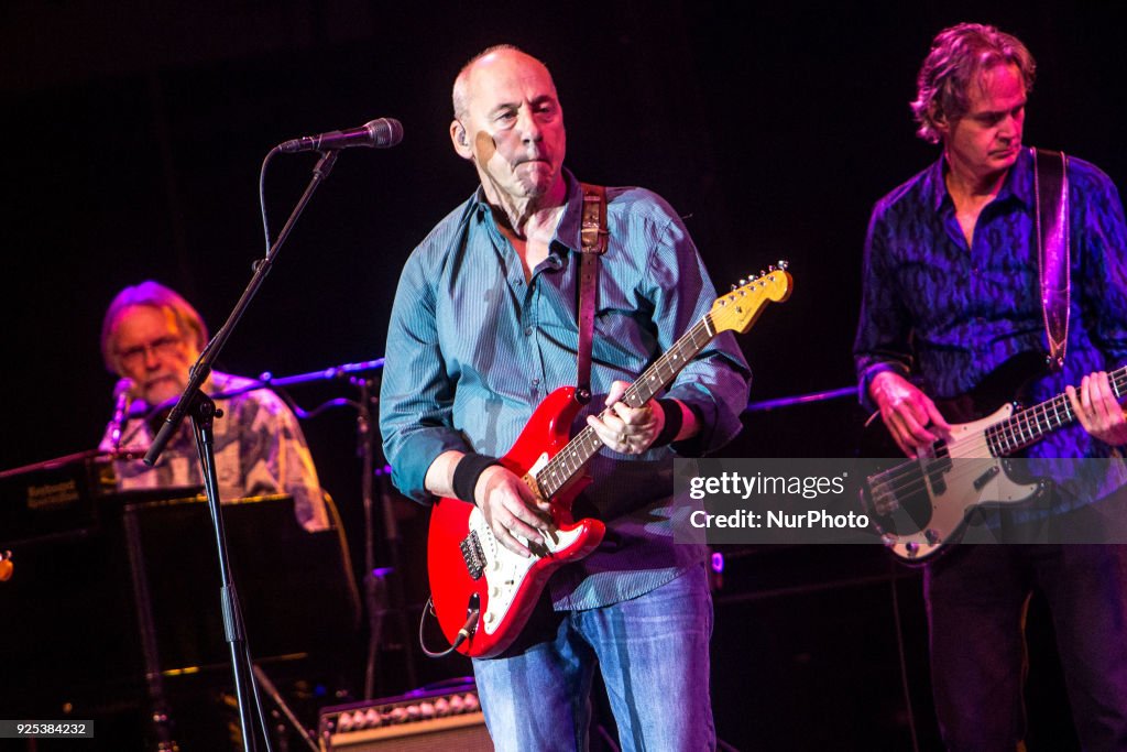 Mark Knopfler performs in Milan