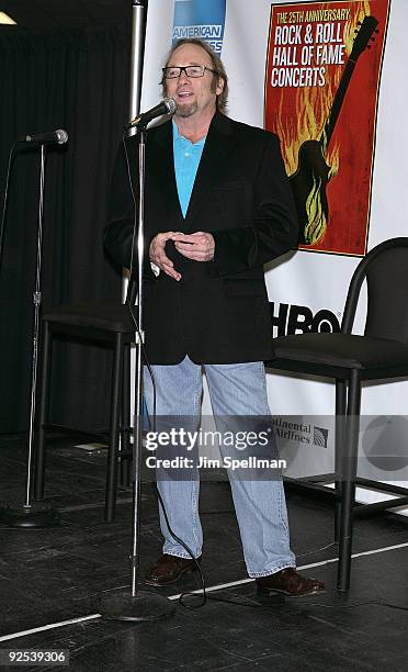 Stephen Stills attends the 25th Anniversary Rock & Roll Hall of Fame Concert at Madison Square Garden on October 29, 2009 in New York City.