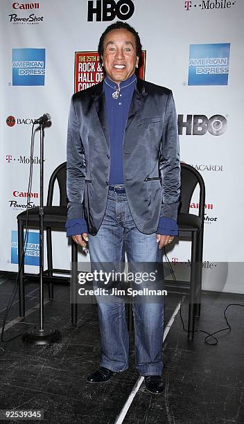 Smokey Robinson attends the 25th Anniversary Rock & Roll Hall of Fame Concert at Madison Square Garden on October 29, 2009 in New York City.