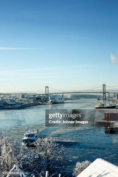 cityscape in winter - gothenburg stock pictures, royalty-free photos & images