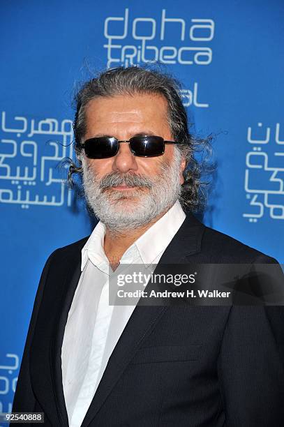 Musician Marcel Khalife attends the opening night film "Amelia" at the Museum of Islamic Art during the 2009 Doha Tribeca Film Festival on October...