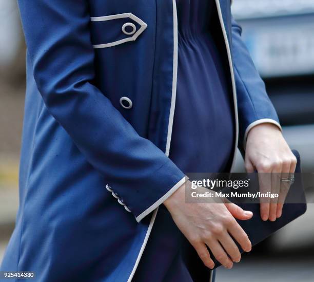 Catherine, Duchess of Cambridge visits the Royal College of Obstetricians and Gynaecologists on February 27, 2018 in London, England.