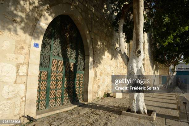 Church of the Nativity in Bethlehem. The Church of the Nativity is a basilica located in Bethlehem, Palestinian territories on May 18, 2014 in...