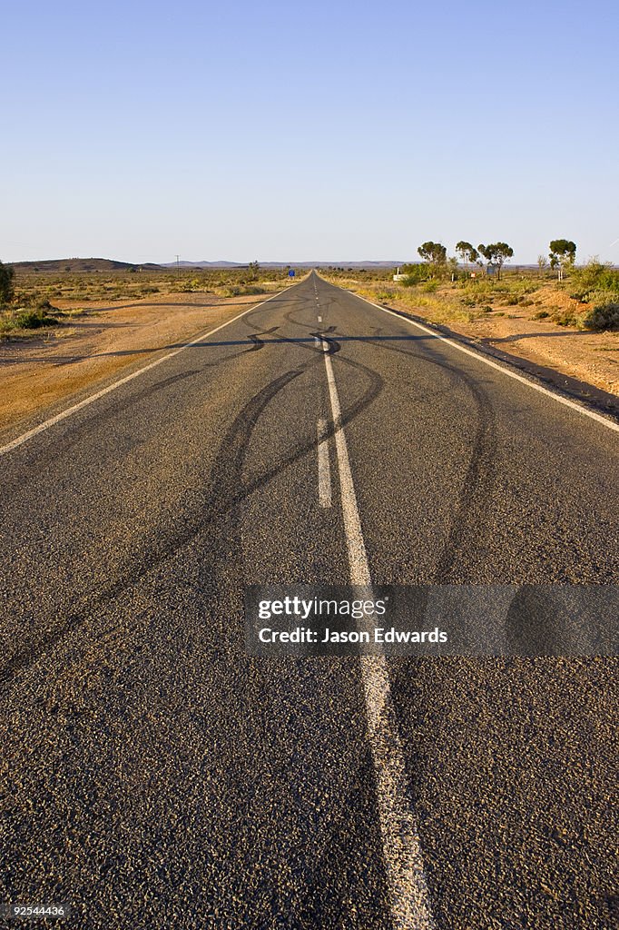 Silver City Highway between Broken Hill and Tibooburra, New South Wales, Australia.