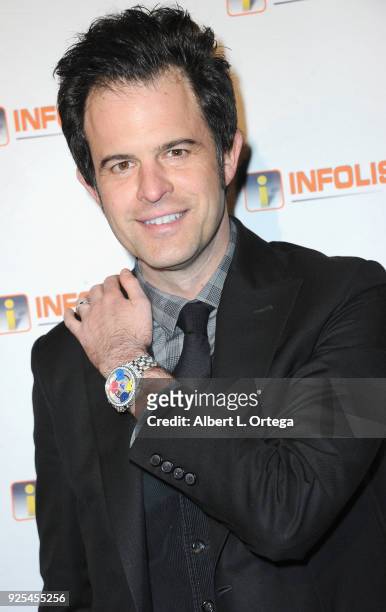 Director Charles Agron attends the INFOList.com's Pre-Oscar Soiree and Jeff Gund Birthday Party held at Mondrian Sky Bar on February 27, 2018 in West...