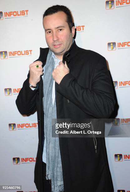 Actor Paul Tirado attends the INFOList.com's Pre-Oscar Soiree and Jeff Gund Birthday Party held at Mondrian Sky Bar on February 27, 2018 in West...