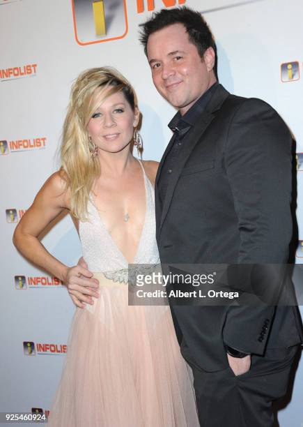 Actress Gigi Edgley and director Jed Luczynski attend the INFOList.com's Pre-Oscar Soiree and Jeff Gund Birthday Party held at Mondrian Sky Bar on...