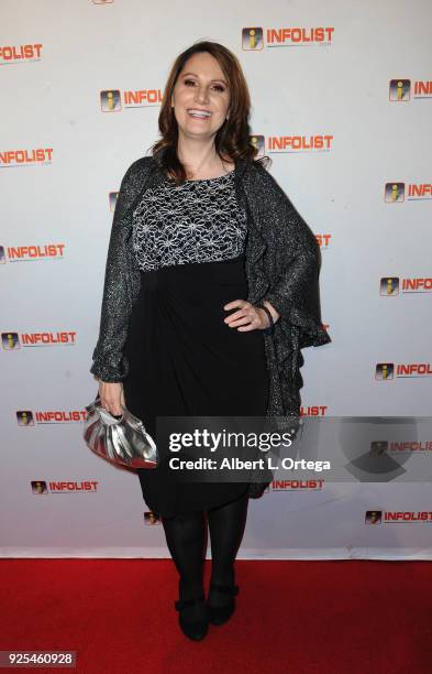 Meli Alexander attends the INFOList.com's Pre-Oscar Soiree and Jeff Gund Birthday Party held at Mondrian Sky Bar on February 27, 2018 in West...