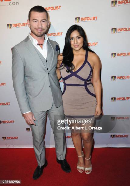 William McCullough and Jessica Quito attend the INFOList.com's Pre-Oscar Soiree and Jeff Gund Birthday Party held at Mondrian Sky Bar on February 27,...
