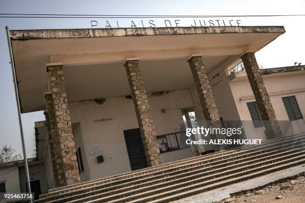 This photo taken on February 17 shows a view of the Courthouse of Mokolo, Far-North Region, Cameroon. Since 2014, the Far North region of Cameroon...