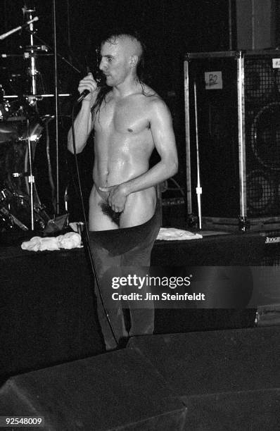 Tool's lead singer Maynard James Keenan performs at First Avenue nightclub in Minneapolis, Minnesota on May 12, 1994.