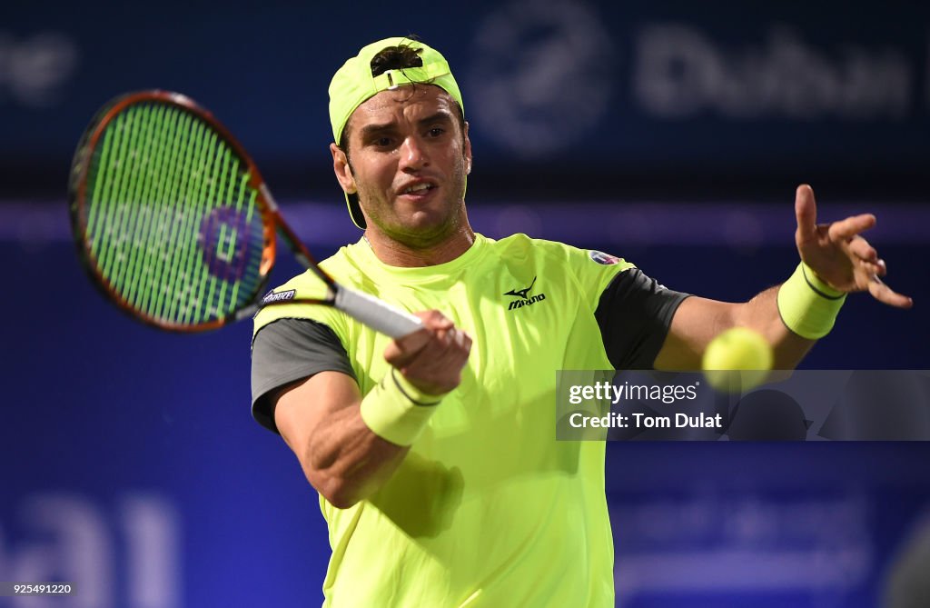 ATP Dubai Duty Free Tennis  Championship - Day Three