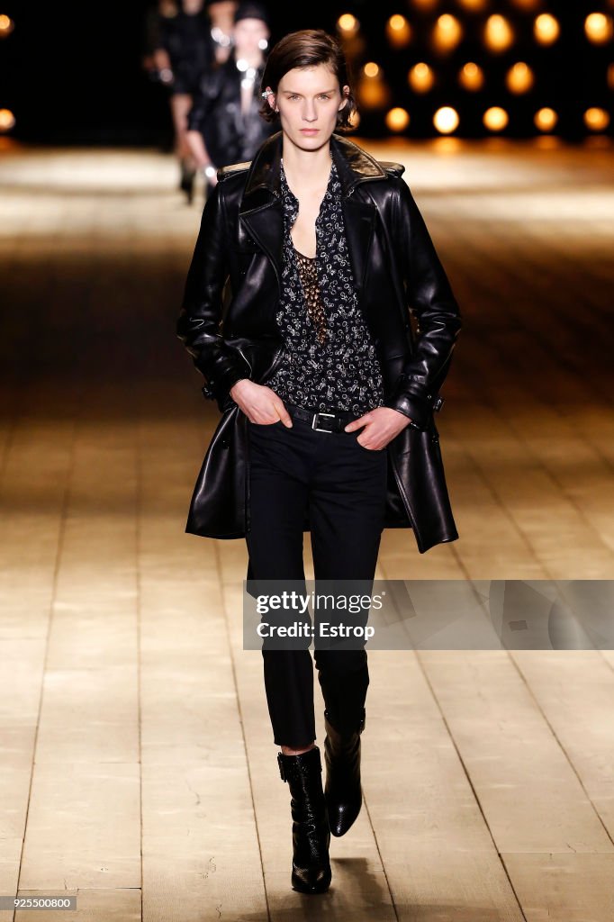 Saint Laurent : Runway - Paris Fashion Week Womenswear Fall/Winter 2018/2019