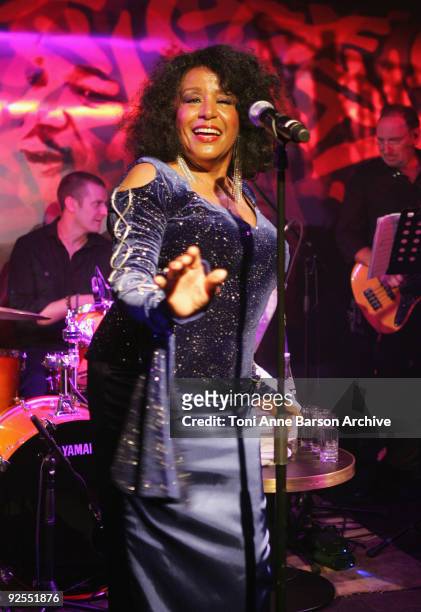 The Supremes performs at the Black Legend opening party on October 29, 2009 in Monte-Carlo, Monaco.