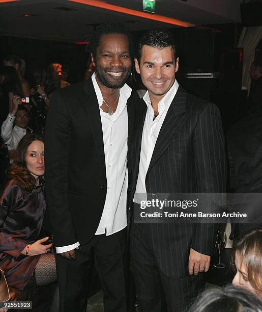 William Balde and Antoine Chevanne attend the Black Legend opening party on October 29, 2009 in Monte-Carlo, Monaco.