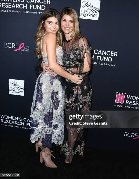 Lori Loughlin, Isabella Rose Giannulli arrives at the The Women's Cancer Research Fund's An Unforgettable Evening Benefit Gala at the Beverly...