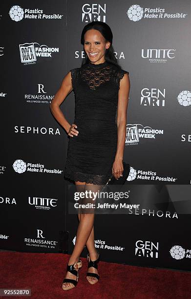 Personality Amanda Luttrell Garrigus attends Gen Art's 12th Annual "Fresh Faces In Fashion" at the Petersen Automotive Museum on October 29, 2009 in...