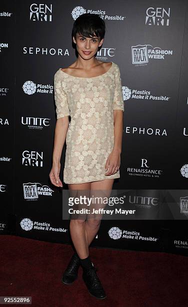 Actress Ceren Alkac attends Gen Art's 12th Annual "Fresh Faces In Fashion" at the Petersen Automotive Museum on October 29, 2009 in Los Angeles,...