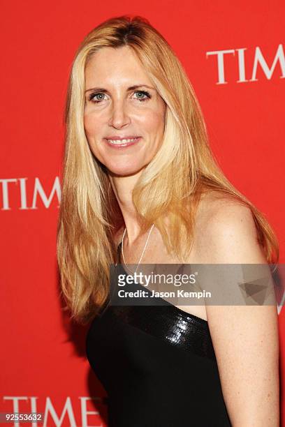 Ann Coulter attends Time's 100 Most Influential People in the World Gala at the Frederick P. Rose Hall at Jazz at Lincoln Center on May 5, 2009 in...