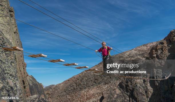 Aged Rope Bridge Old Rope Bridge Photos and Premium High Res Pictures - Getty Images