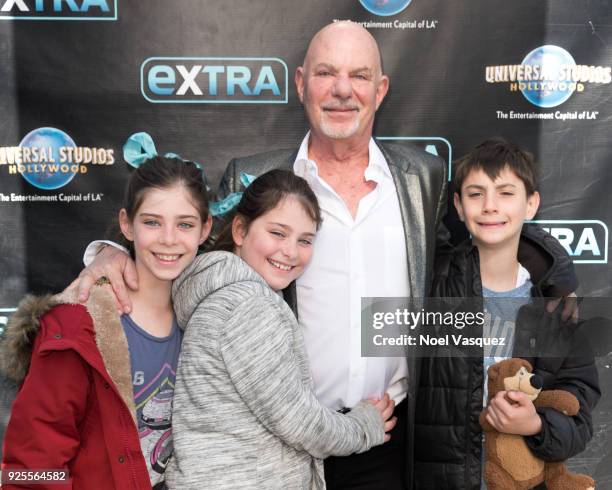 Rob Cohen visits "Extra" at Universal Studios Hollywood on February 28, 2018 in Universal City, California.