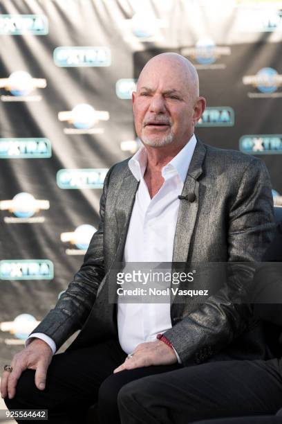 Rob Cohen visits "Extra" at Universal Studios Hollywood on February 28, 2018 in Universal City, California.
