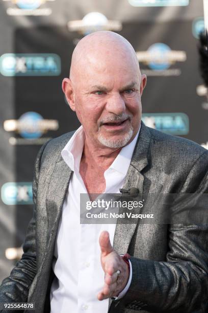 Rob Cohen visits "Extra" at Universal Studios Hollywood on February 28, 2018 in Universal City, California.