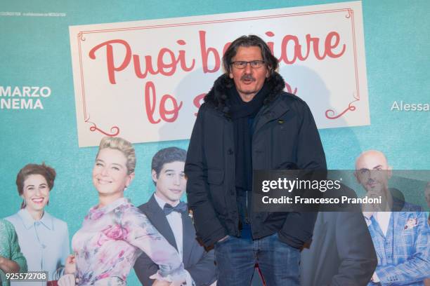 Nico Colonna attends a photocall for 'Puoi Baciare Lo Sposo' on February 28, 2018 in Milan, Italy.