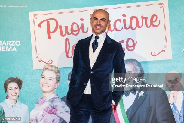 Enzo Miccio attends a photocall for 'Puoi Baciare Lo Sposo' on February 28, 2018 in Milan, Italy.