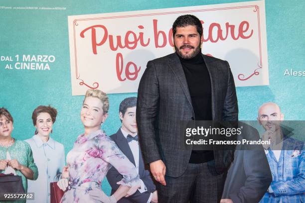 Salvatore Esposito attends a photocall for 'Puoi Baciare Lo Sposo' on February 28, 2018 in Milan, Italy.