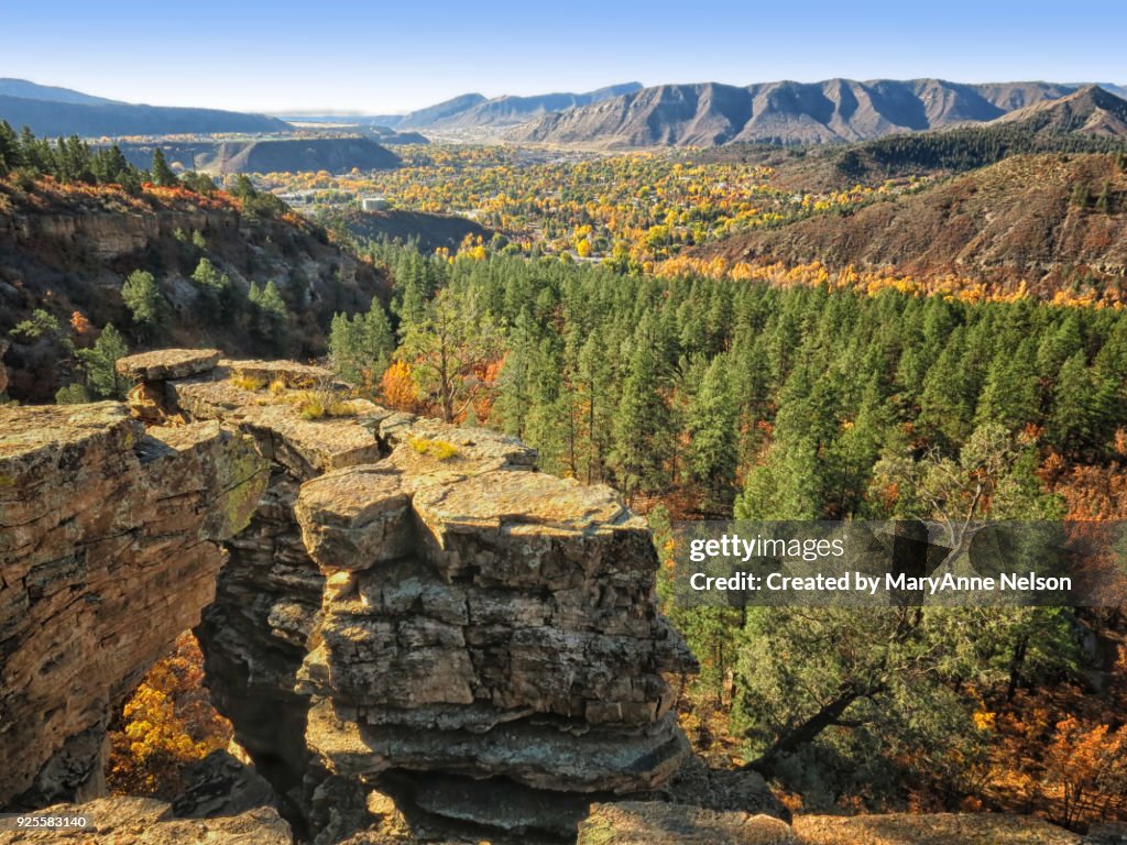Looking Out Towards Durango in Fall