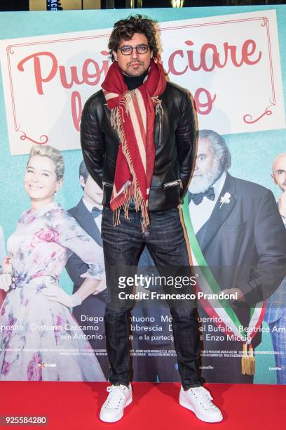 Gabriel Garko attends a photocall for 'Puoi Baciare Lo Sposo' on February 28, 2018 in Milan, Italy.