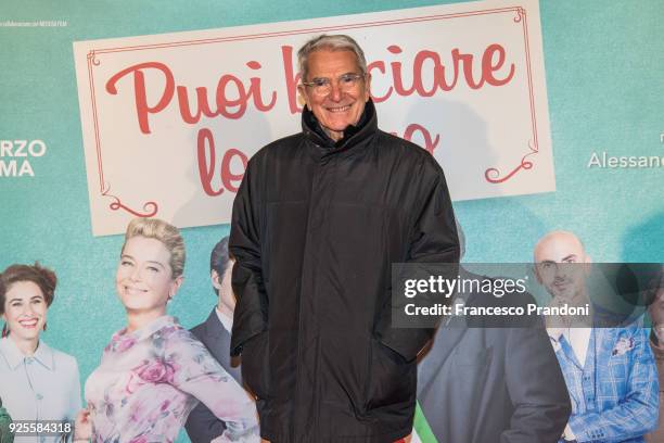 Carlo Rossella attends a photocall for 'Puoi Baciare Lo Sposo' on February 28, 2018 in Milan, Italy.