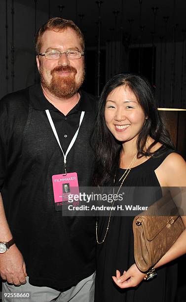 Filmmakers R. J. Cutler and Jane Cha attend the Comedy Night After Party at the W Hotel Doha during the 2009 Doha Tribeca Film Festival on October...