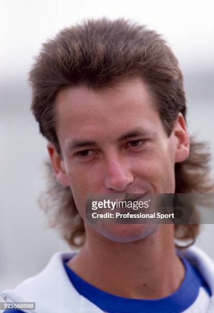 Ken Flach of the USA during the Lipton International Players Championships at the Tennis Center at Crandon Park in Key Biscayne, Florida, circa...