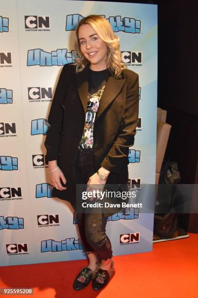 Lydia Bright attends the UK Premiere of Cartoon Network's new series "Unikitty!"at the Odeon Luxe Haymarket on February 28, 2018 in London, England.