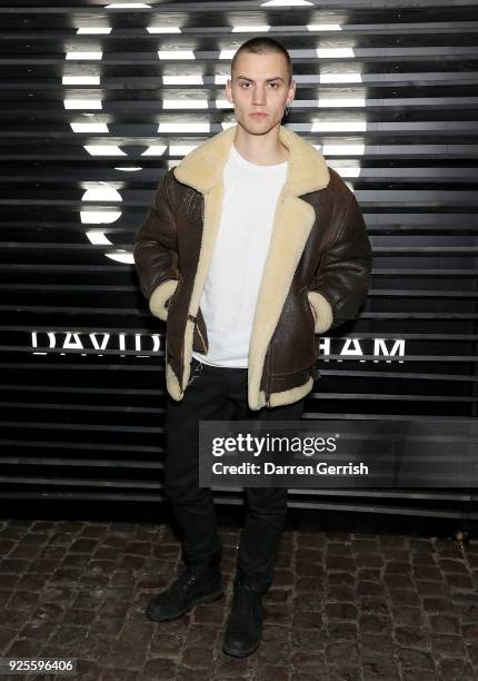 Josh Ludlow attends the HOUSE 99 by David Beckham Global Launch Party at Electrowerkz on February 28, 2018 in London, England.