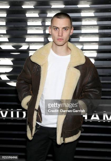 Josh Ludlow attends the HOUSE 99 by David Beckham Global Launch Party at Electrowerkz on February 28, 2018 in London, England.