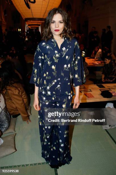 Morgane Polanski attends the H&M show as part of the Paris Fashion Week Womenswear Fall/Winter 2018/2019 on February 28, 2018 in Paris, France.